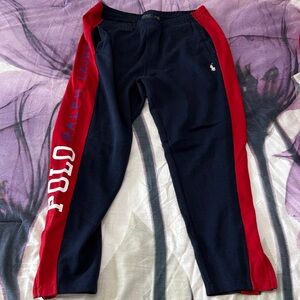 Polo by Ralph Lauren Navy and Red Joggers